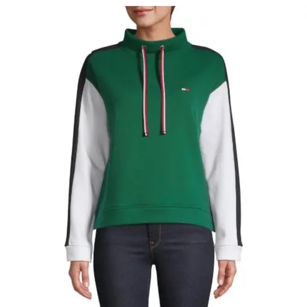 Tommy Hilfiger color blocked sweatshirt top